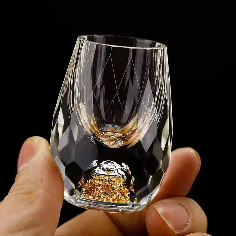 Kin – Japanese Gold Foil Glass (1+1 Free) - Image 2