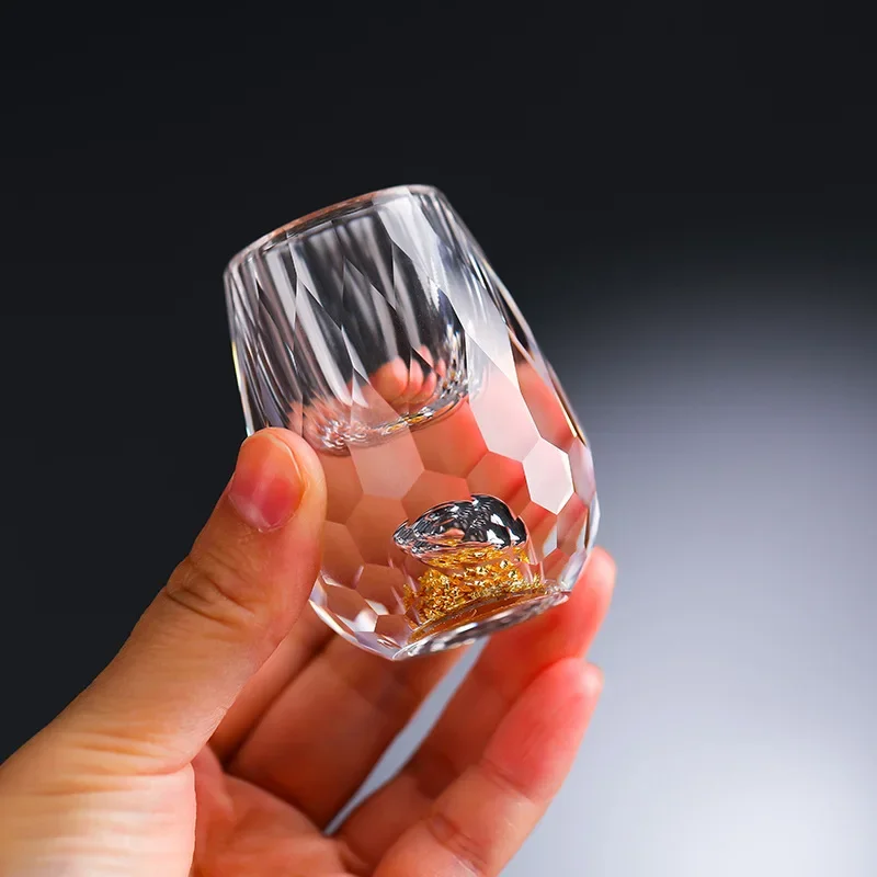 Kin – Japanese Gold Foil Glass (1+1 Free) - Image 4