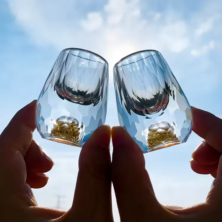 Kin – Japanese Gold Foil Glass (1+1 Free) - Image 5